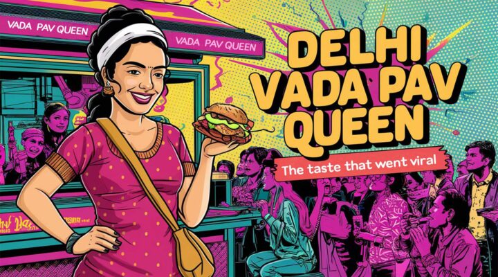 Delhi vada pav queen